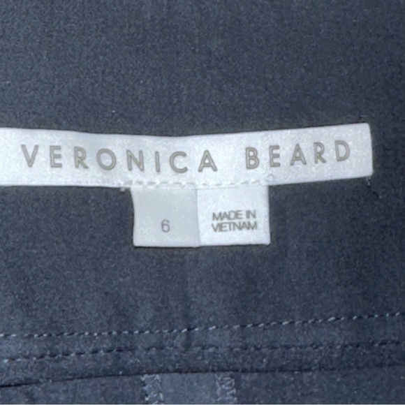 Veronica Beard Mahary Career Pants Navy 6 Office Siren Academia Preppy - Picture 6 of 15